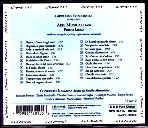 Arie Musicali: Primo Libro