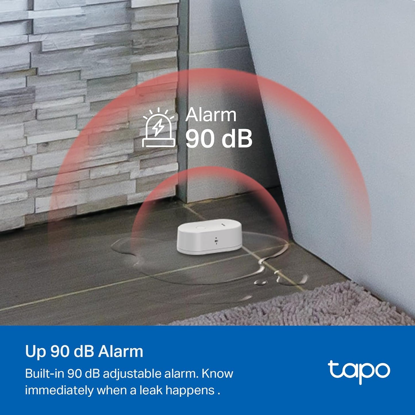 Tapo T300 V1 - Water Leak Sensor - Smart - Wireless - 868 - 922 Mhz