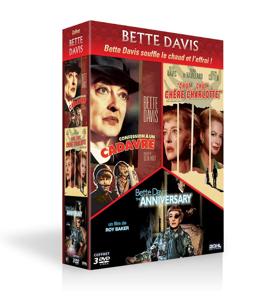 Bette Davis - Coffret 3 DVD : Chut, chut, chère Charlotte + The Anniversary + Confession à un cadavre