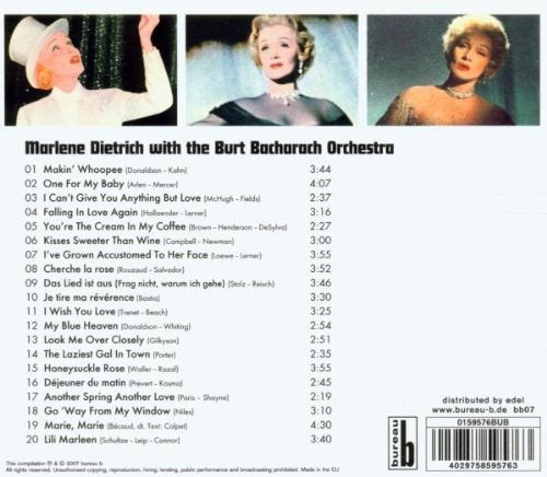 With the Burt Bacharach Orchestra