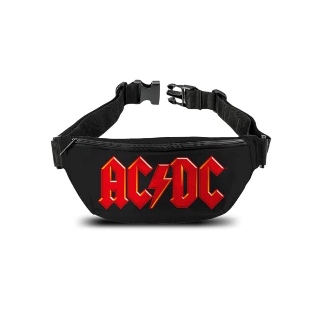 Rocksax AC/DC Bum Bag - Logo - 23cm x 18cm x 5cm - Officially Licensed Merchandise