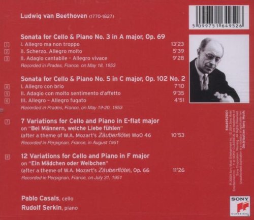 Sonatas for Cello & Piano 3,5