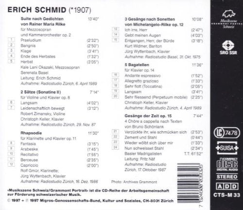 Suite Nach Gedichten Von Rainer Maria Ri