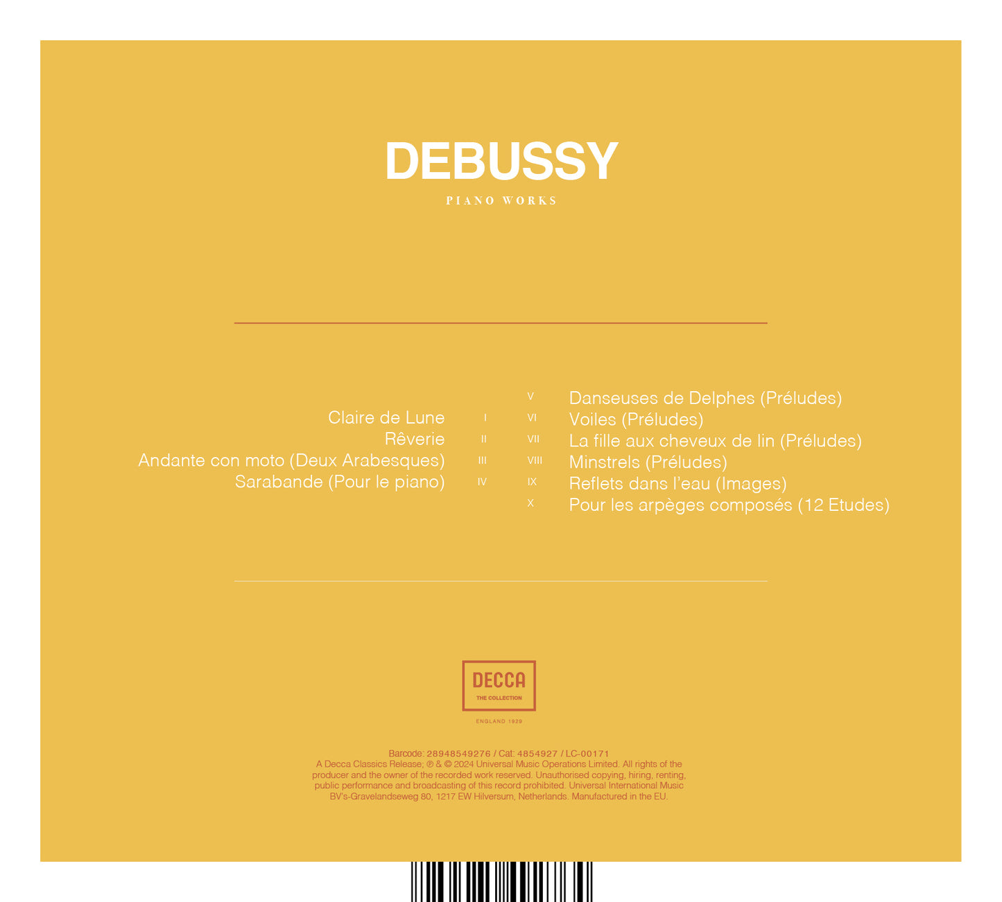 Debussy: Piano Works
