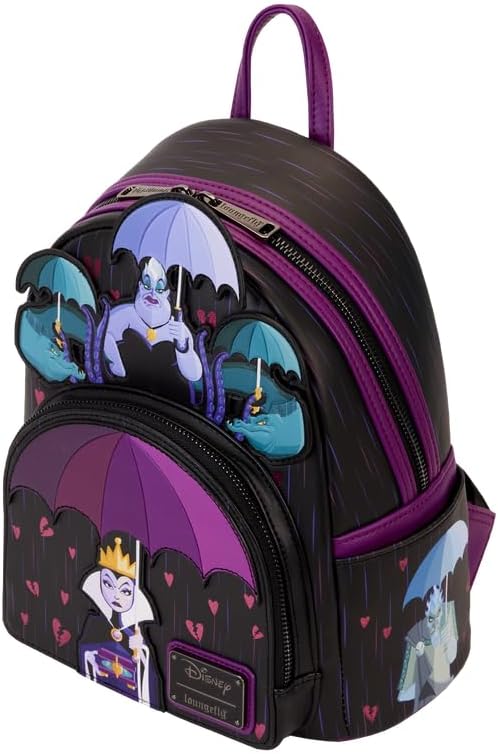 Loungefly Disney Villains Curse Your Hearts Double Strap Shoulder Bag, Multi, Mini