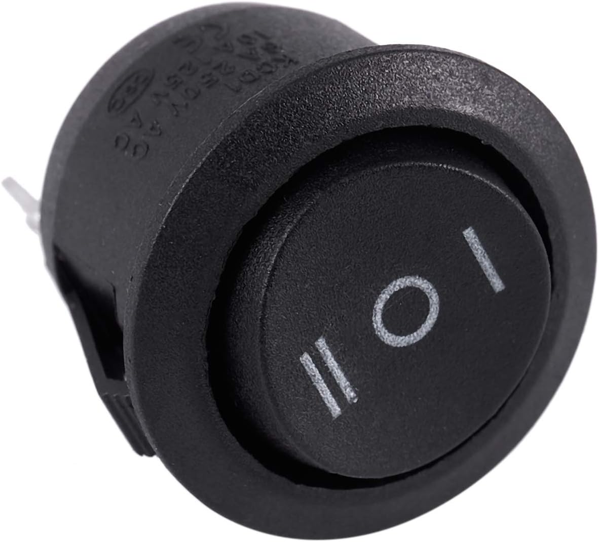 Reround 2 x AC 6A / 250V 10A / 125V 3 pin SPDT ON/OFF/ON 3 posizionatori rotativi