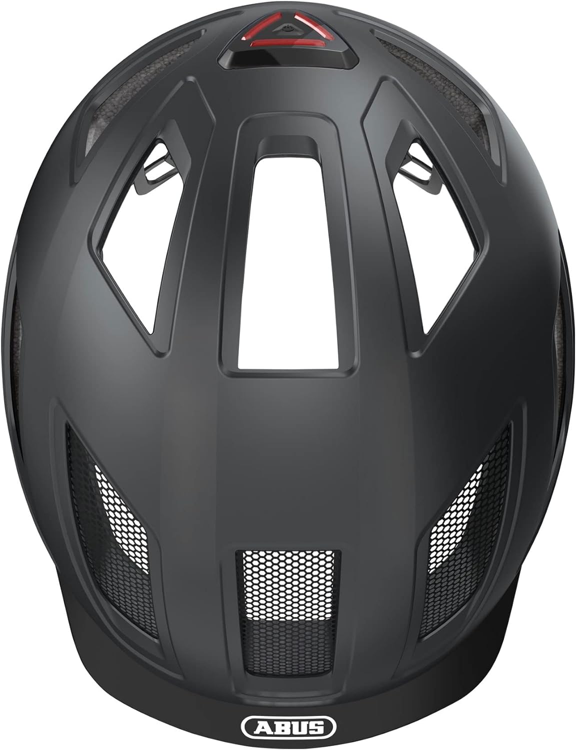 ABUS Hyban 2.0 City Helmet - Durable Bicycle Helmet for Daily Use with ABS Hard Shell - for Women and Men - Black, Size M M (52-58 cm) Black (Velvet Black)
