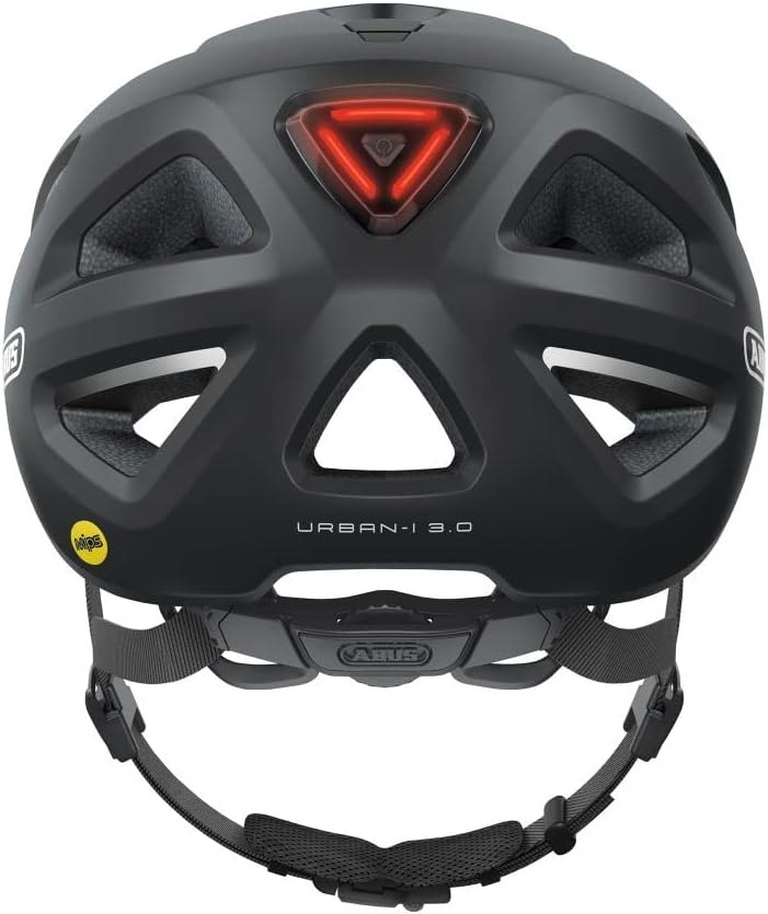 Abus Unisex Adulto Velvet Black S Casco da bicicletta, Nero (Rosso), S