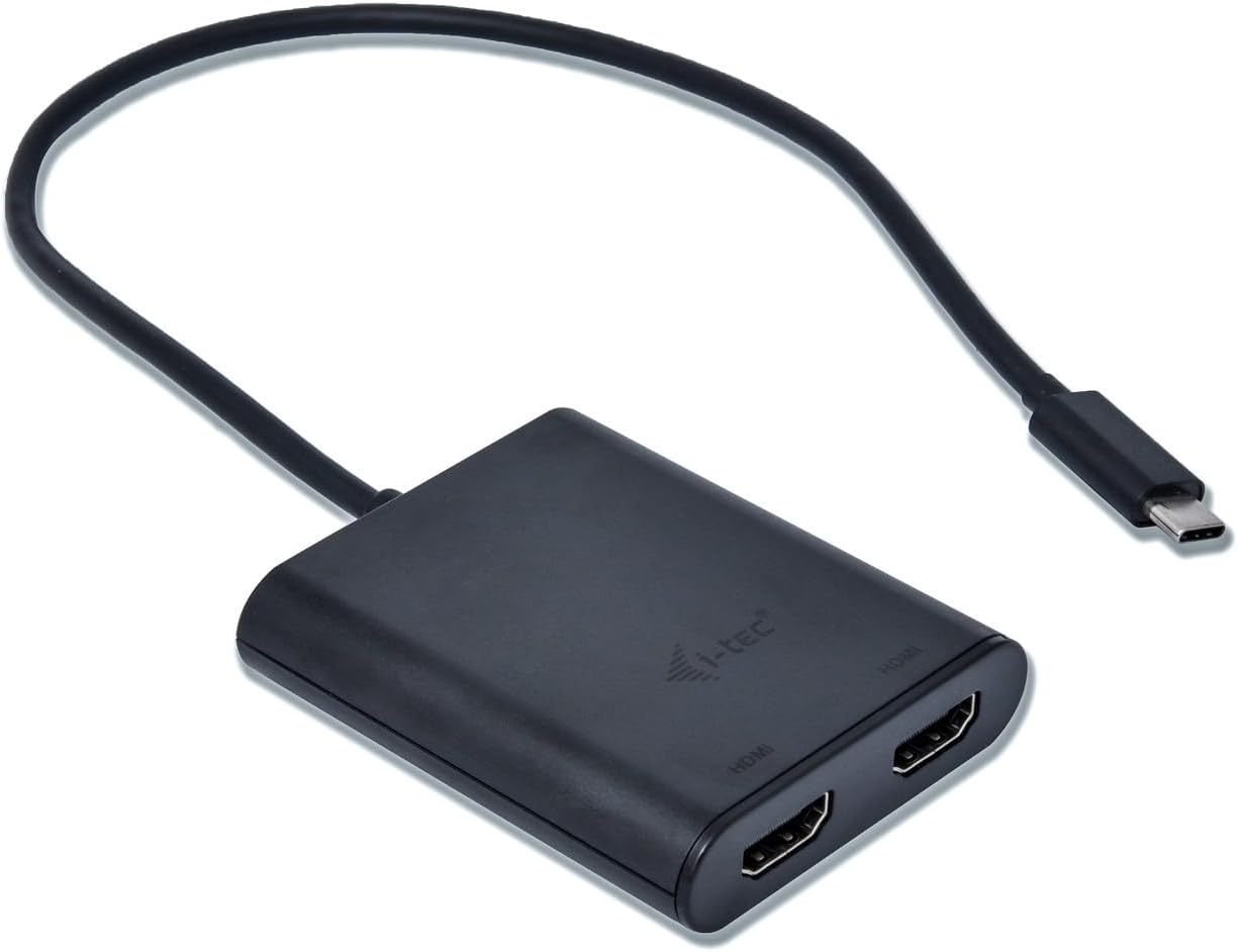 i-tec USB-C Dual 4K/60Hz (single 8K/30Hz) HDMI Video Adapter
