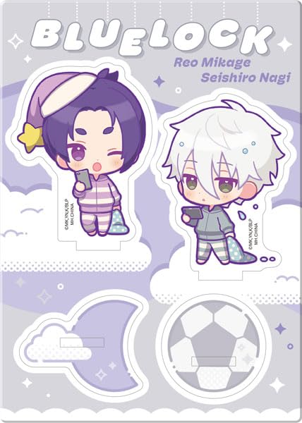 Blue Lock acryl Stand Buddycolle Good Night Ver. 3 Seishiro Nagi & Reo Mikage 14 cm
