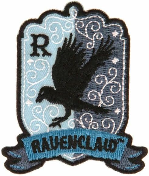Harry Potter Ravenclaw Iron On Patch (One Size) (Blue/Black