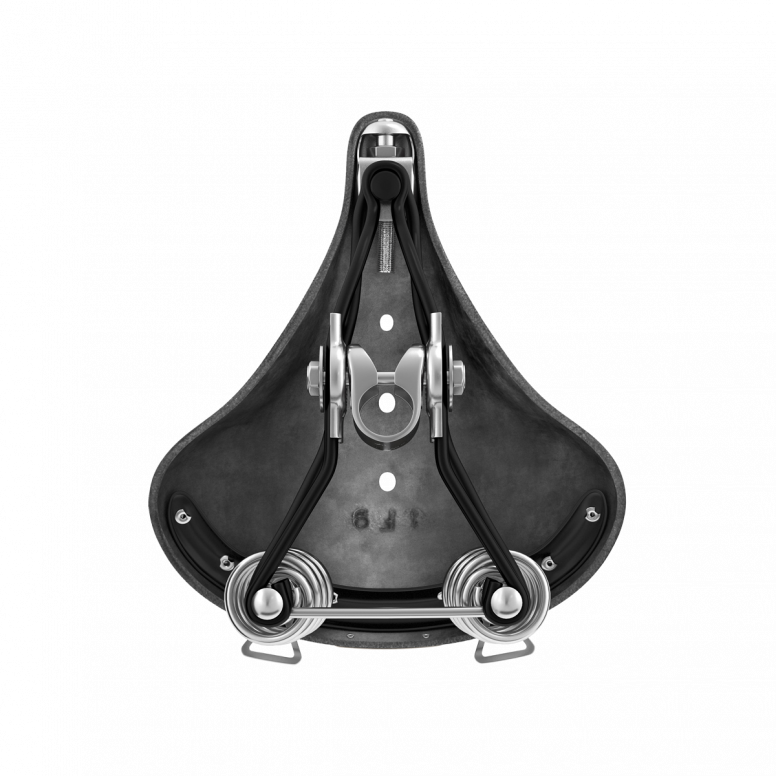 BROOKS Brooks B66 Short W/Clamp Black Saddle