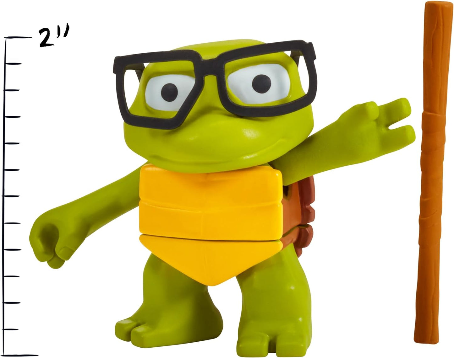 Teenage Mutant Ninja Turtles 83290 Turtle Tots Action Figure 2-Pack Featuring Leonardo and Donatello. Ideal Present for Boys 4 to 7 Years and TMNT Fans
