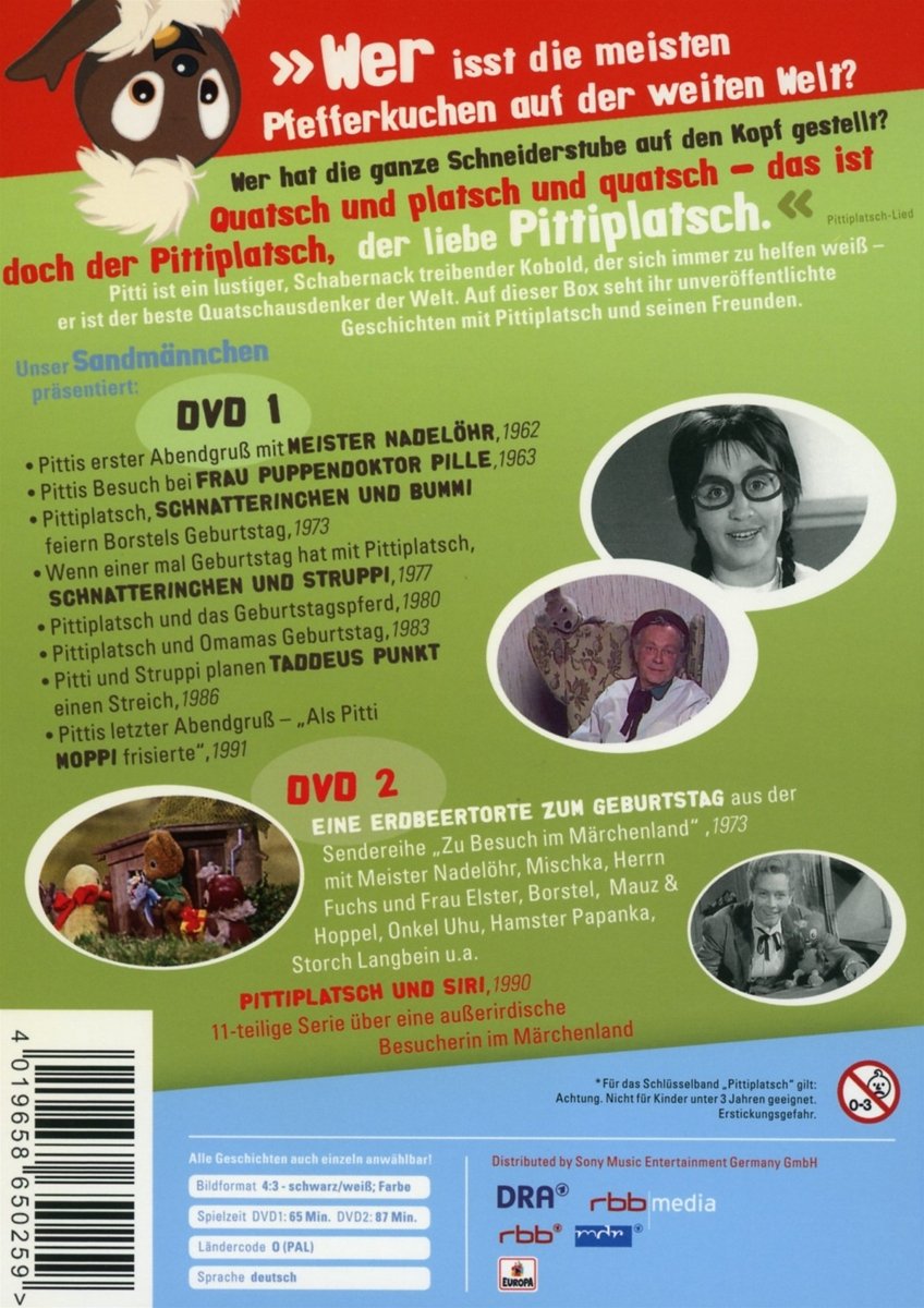 Pitti's Platsch Quatsch Box (mit Schlüsselband)