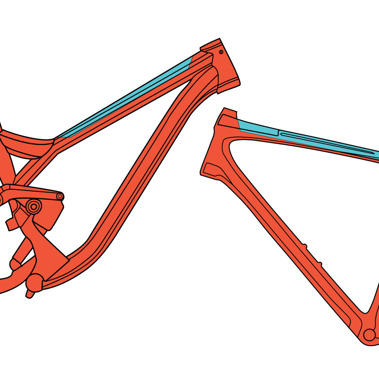 Essential Protection Top Tube Kit (Matte Clear)