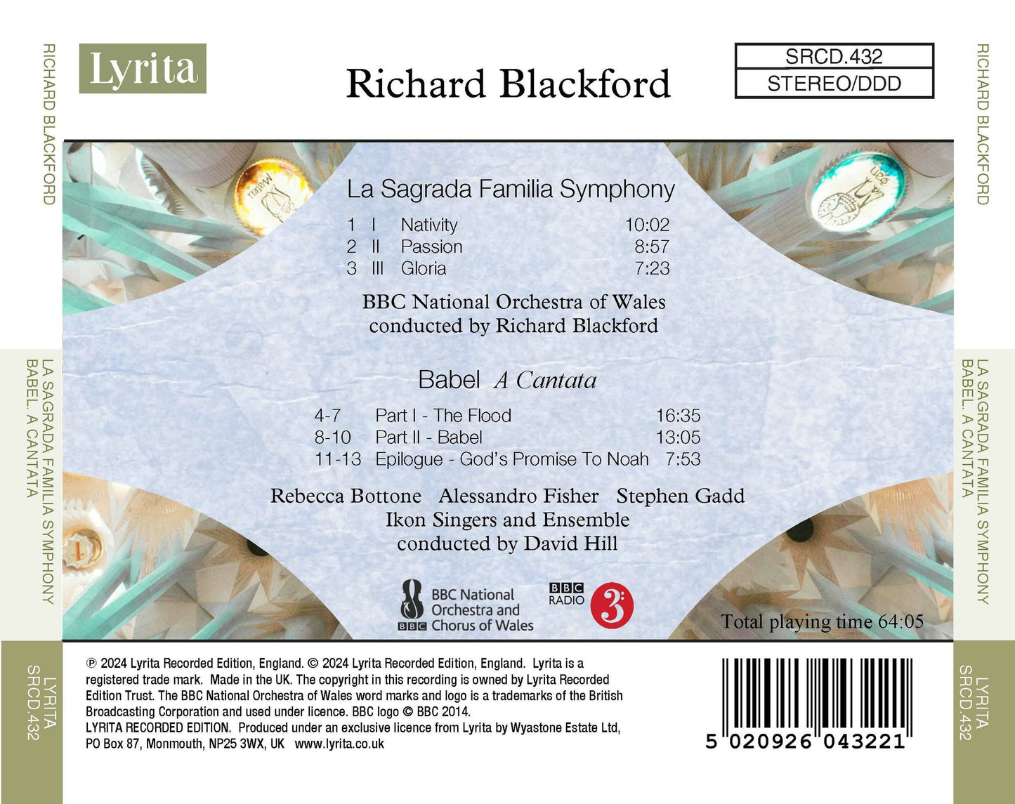 Richard Blackford: La Sagrada Familia Symphony/Babel