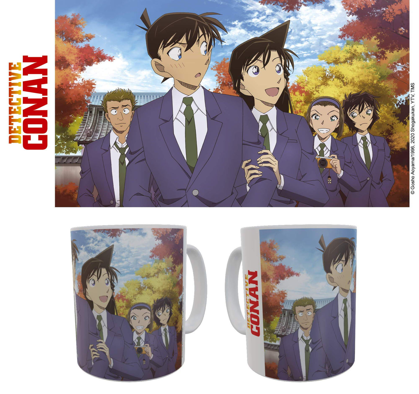 Detektiv Conan - Shinichi & Ran coffee cup mug digital printing- original and licensed