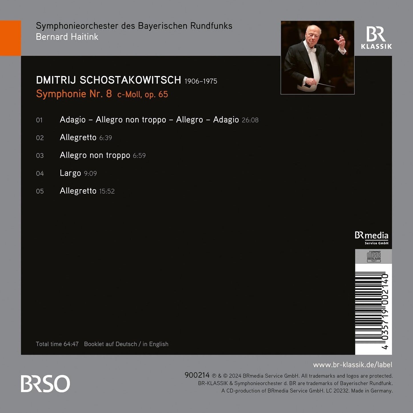 Shostakovich: Symphonie Nr. 8