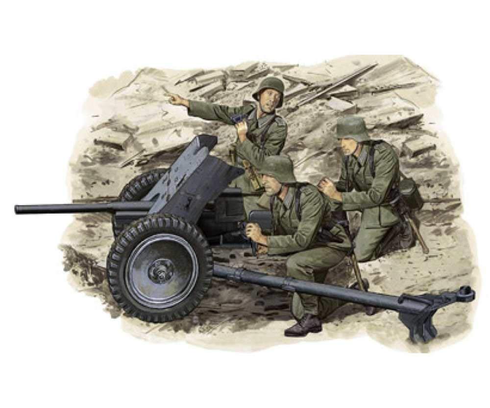 Dragon 1/35 3 7cm PaK 36 with crew # 6152