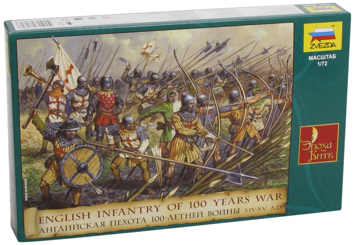 The Hobby Company Zvezda English Infantry 500788060 – 1: 72 100 Years War