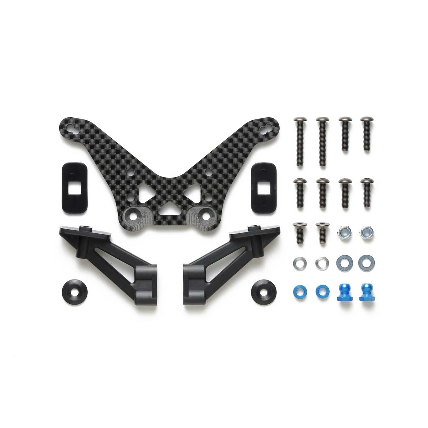 Tamiya 300022061 - TD4/TD2 Carbon Dämpferbrücke Hint. (1