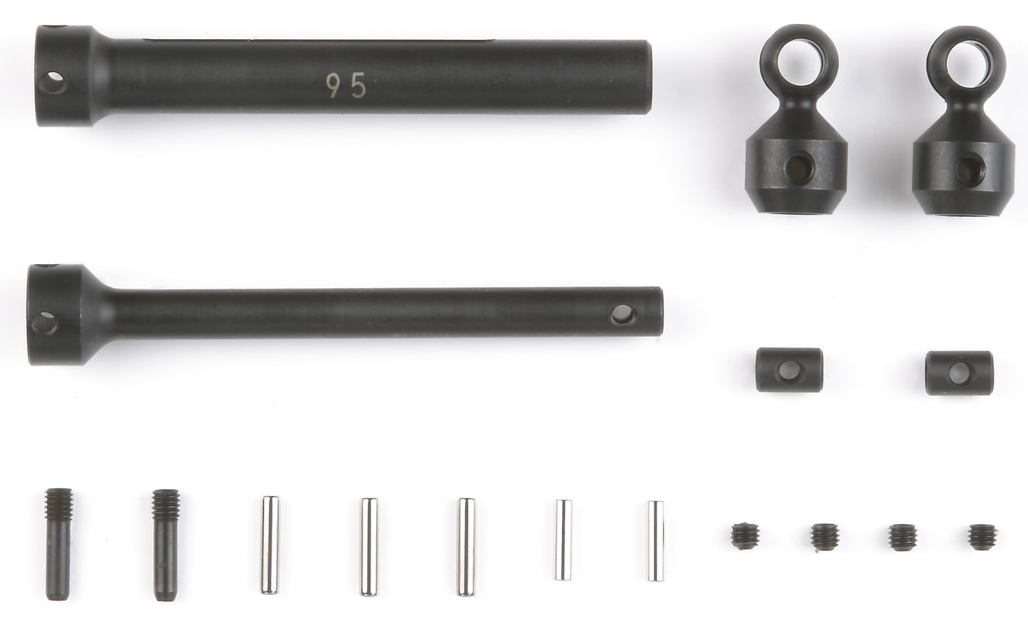 TAMIYA America, Inc RC Steel Prop Shaft, Carbon 95mm: CR-01, CC-02, TAM54113