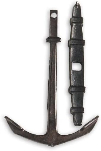 SPANISH ANCHOR + TRAP 45x30 mm