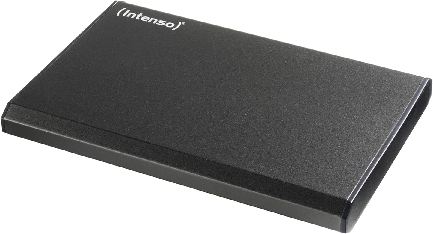 Intenso 6026530 500GB Memory Home USB 3.0 2.5 Inch External Hard Drive - Anthracite 500 gb - charcoal