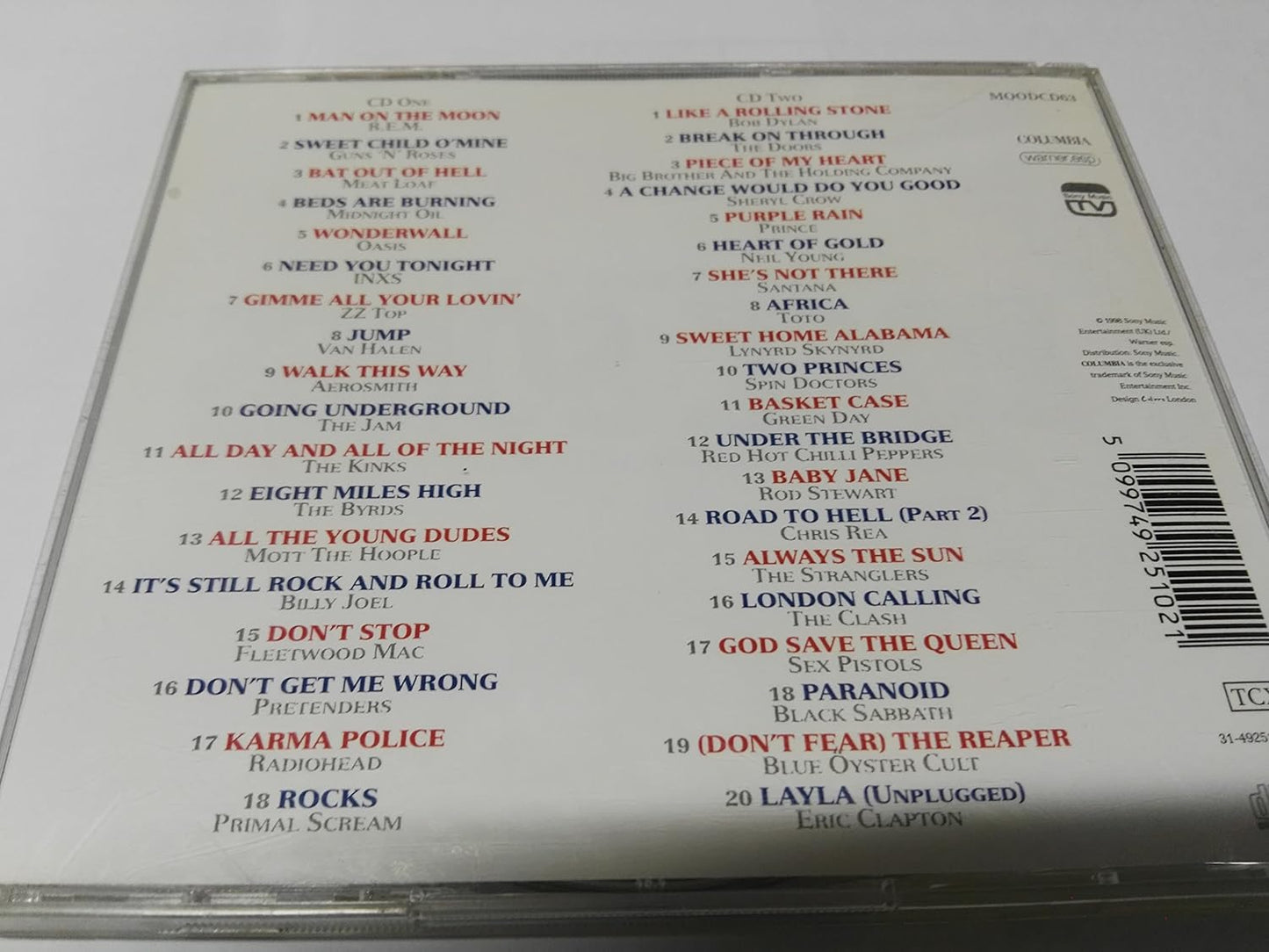 v/a - the All Time Greatest Rock Songs Vol. 1
