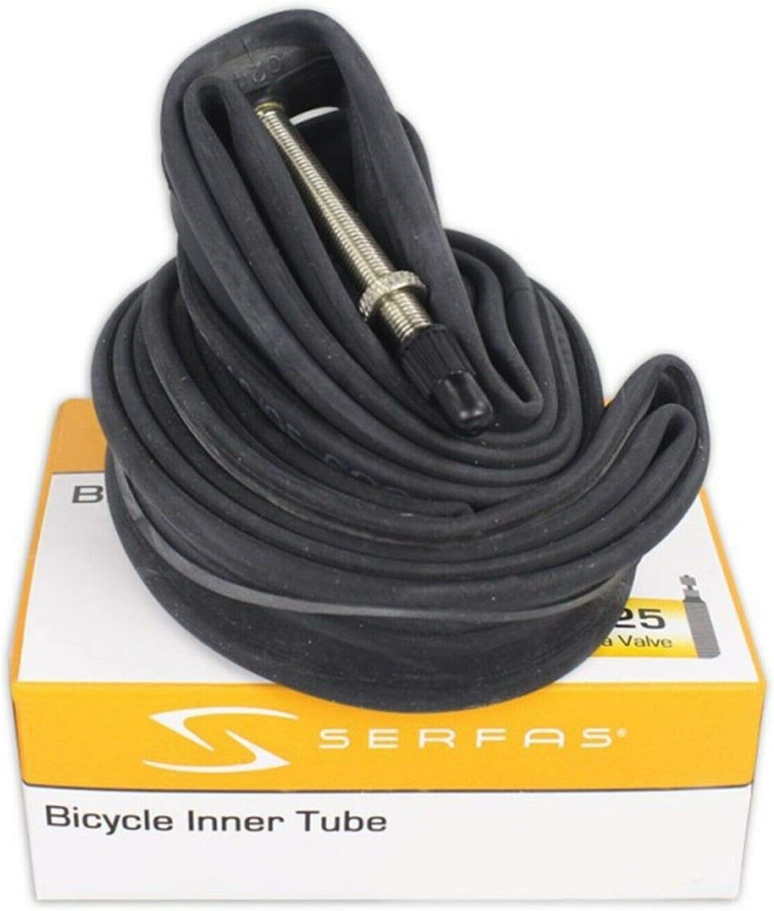 Serfas Bicycle Tube - Presta (700C x 18/25C - Presta 60mm)