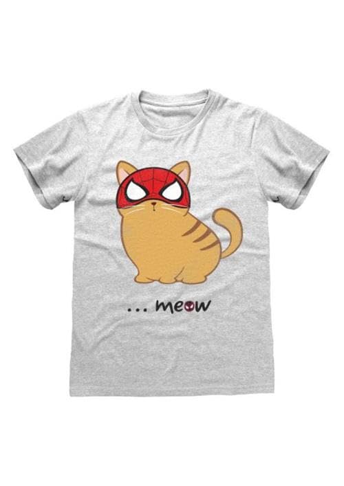 Heroes Inc Spider-Man Miles Morales Video Game T-Shirt Meow (S