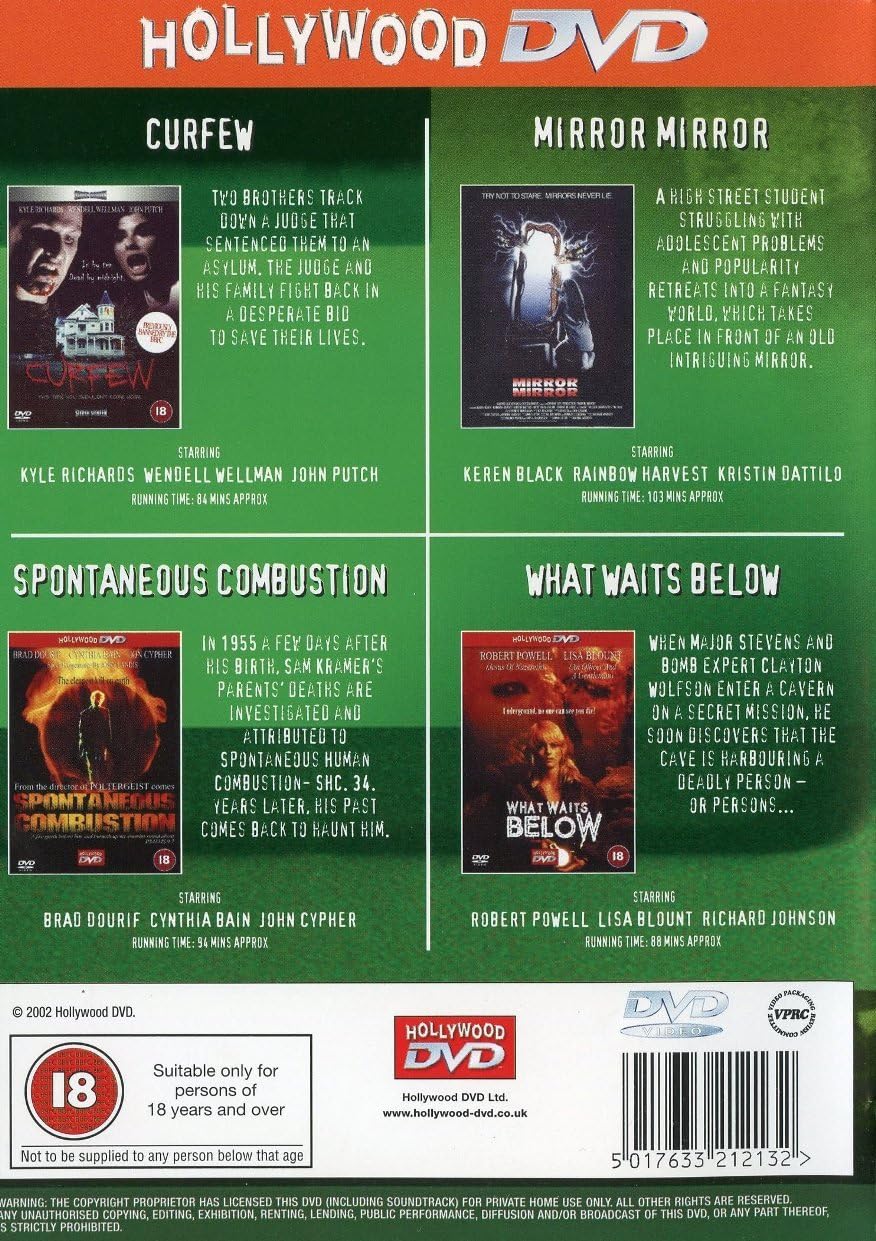 Horror 3 (4 FILMS/2 DVD’S)