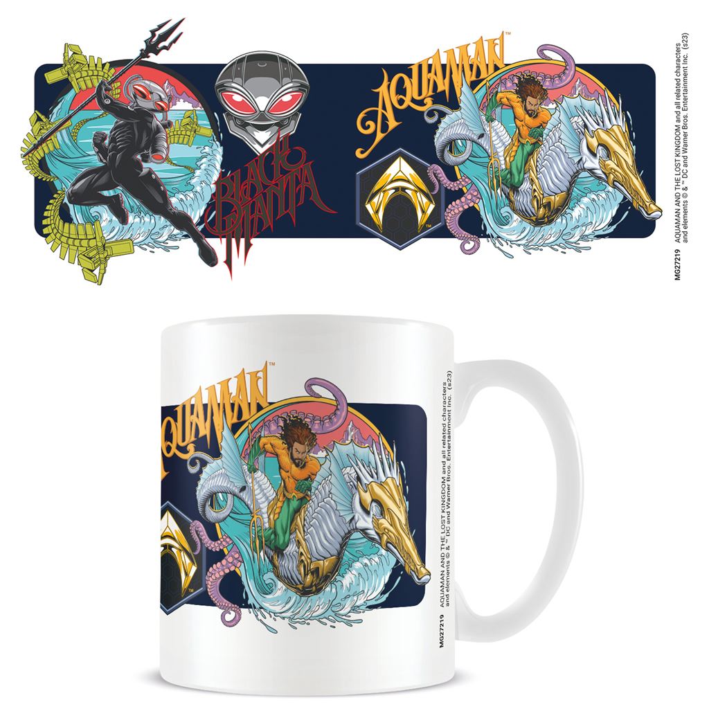 Aquaman And The Lost Kingdom (Aquaman Vs Black Manta) White Pod Mug