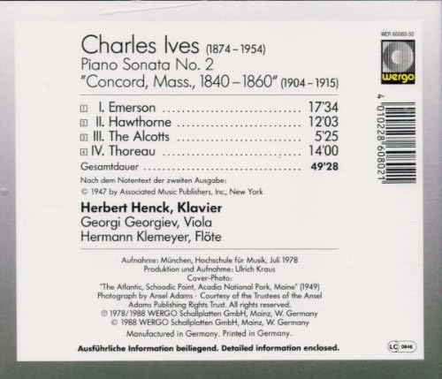 Piano Sonata No.2...-...concord, Mass 18