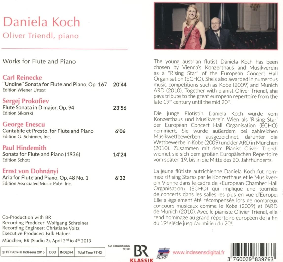 Works For Flute And Piano Pro