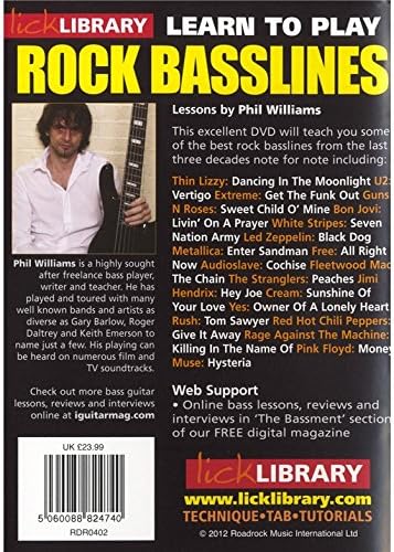Lick Library: Learn To Play Rock Basslines