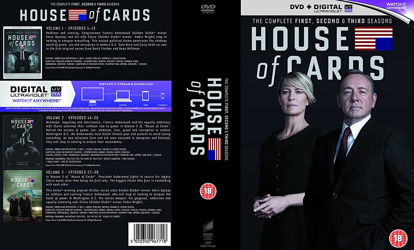 House of Cards - Season 1-3
