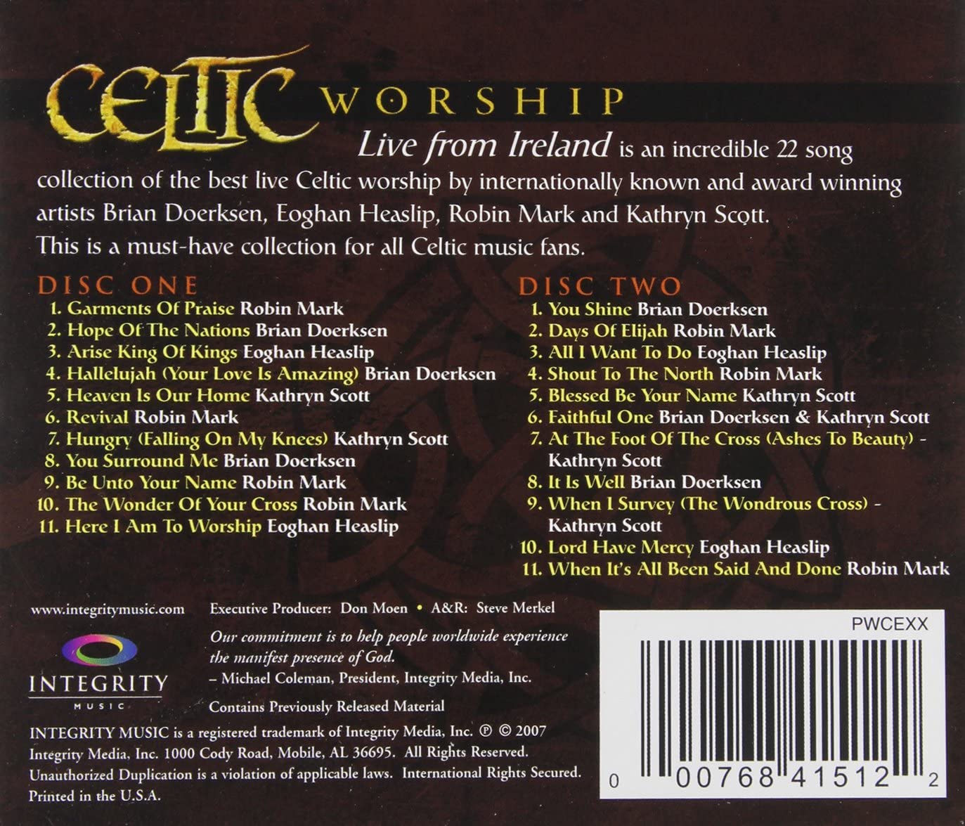 Celtic Worship Live Ireland