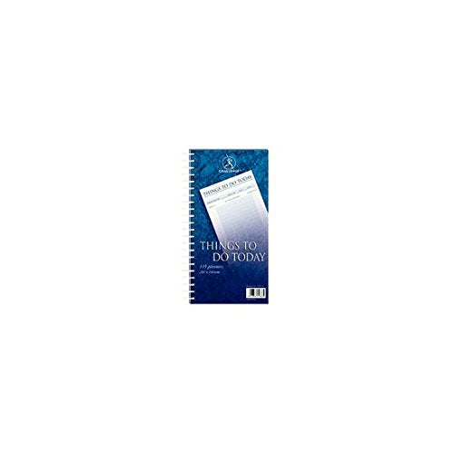 Challenge Ref. C71986 - Libreta de planificación del día (de espiral, perforada, 115 páginas, 280 x 152 mm)
