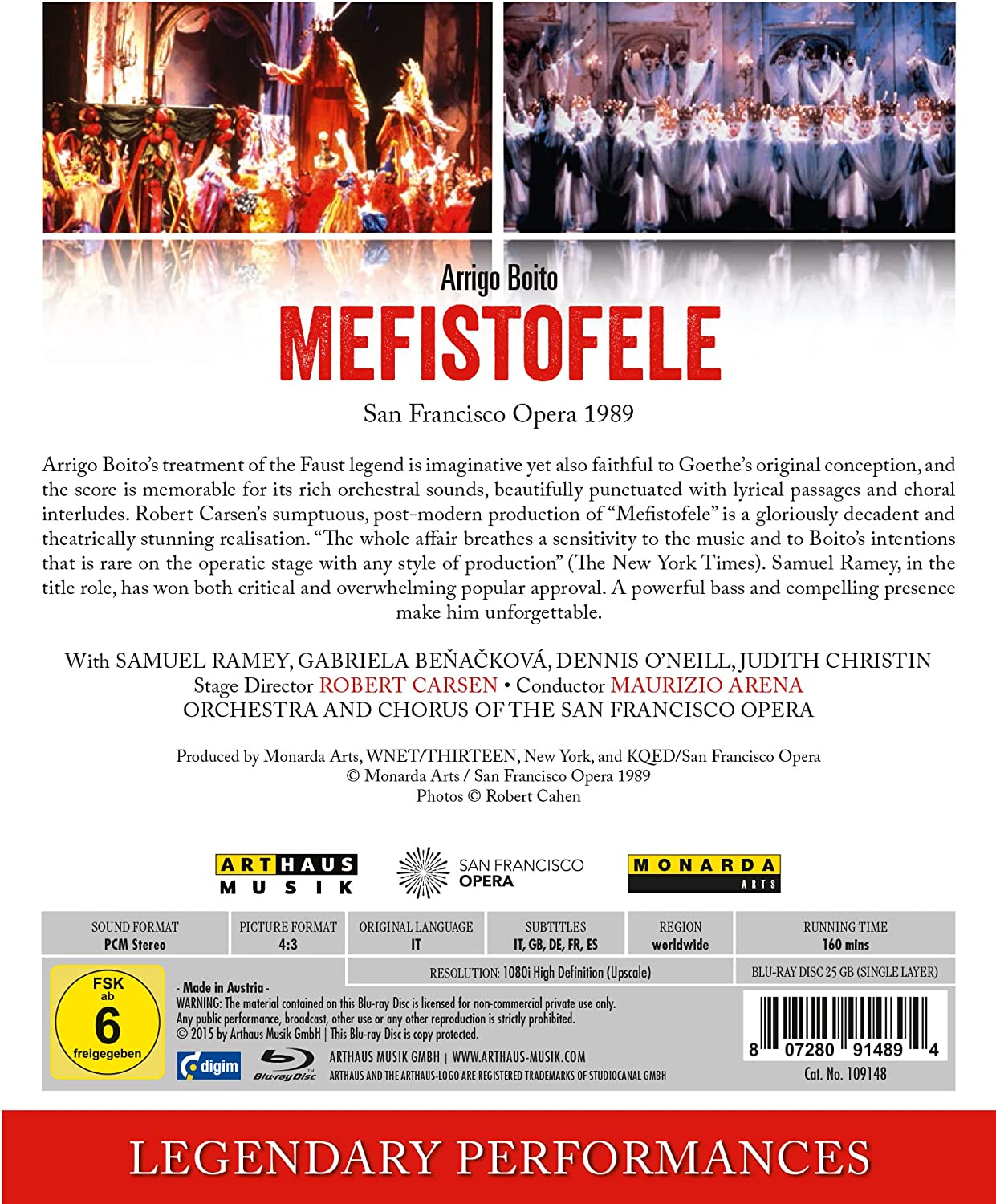 Boito: Mefistofele (Legendary Performances