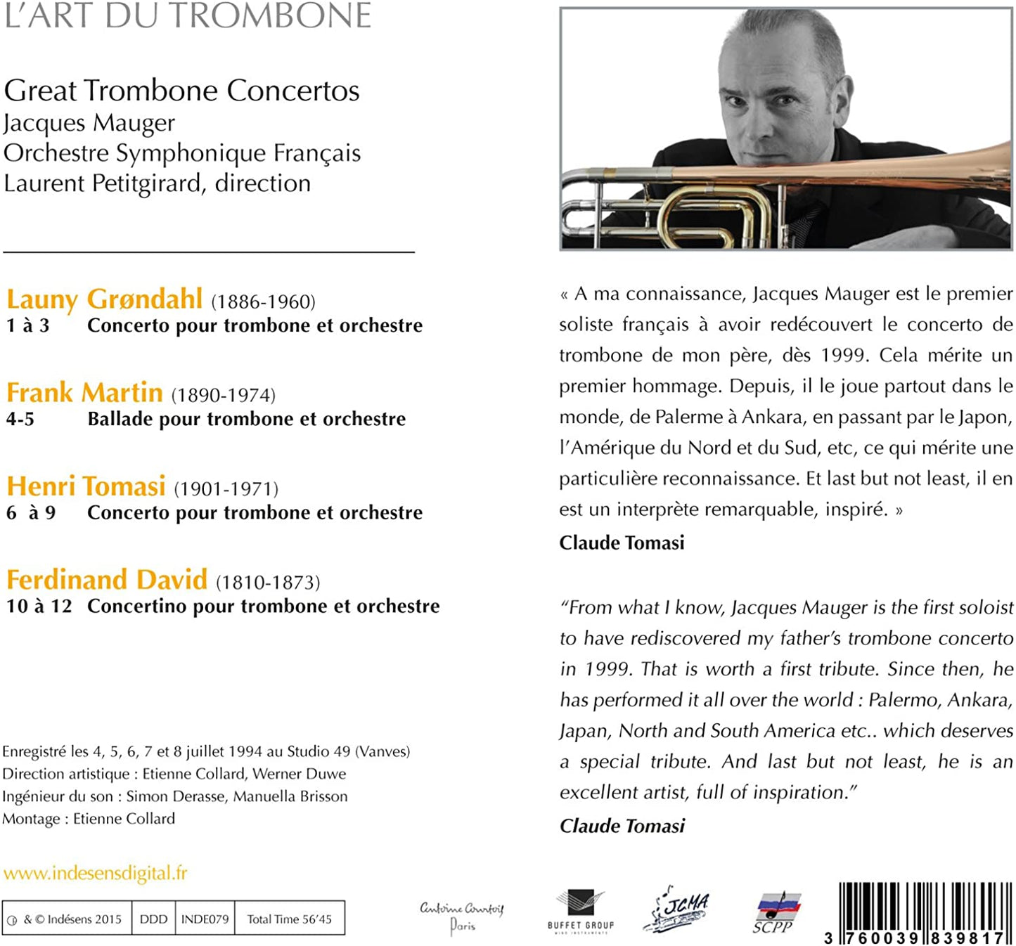 Great Trombone Concertos Henr