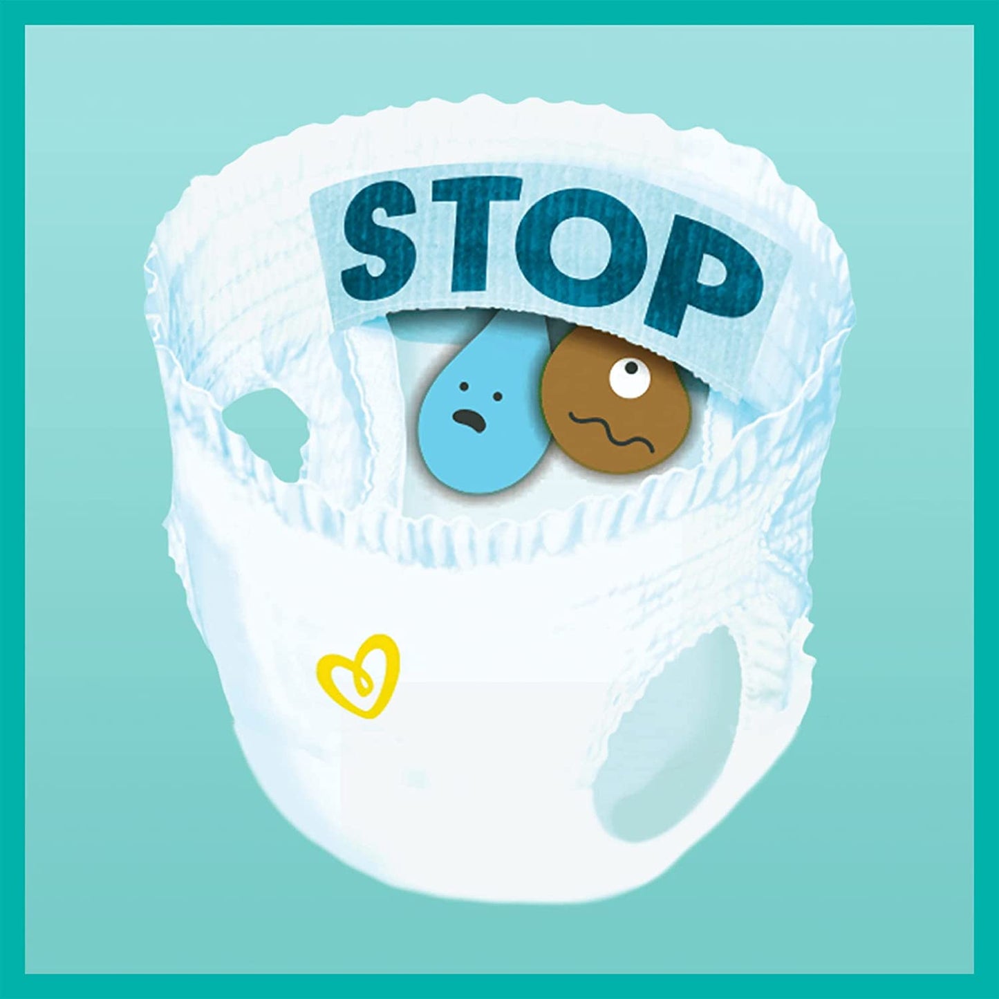 Pampers Maat 5 Luierbroekjes (6-10 kg) Baby-Dry, 132 Stuks, MAANDBOX, Tot 12 uur Bescherming rondom tegen Lekken