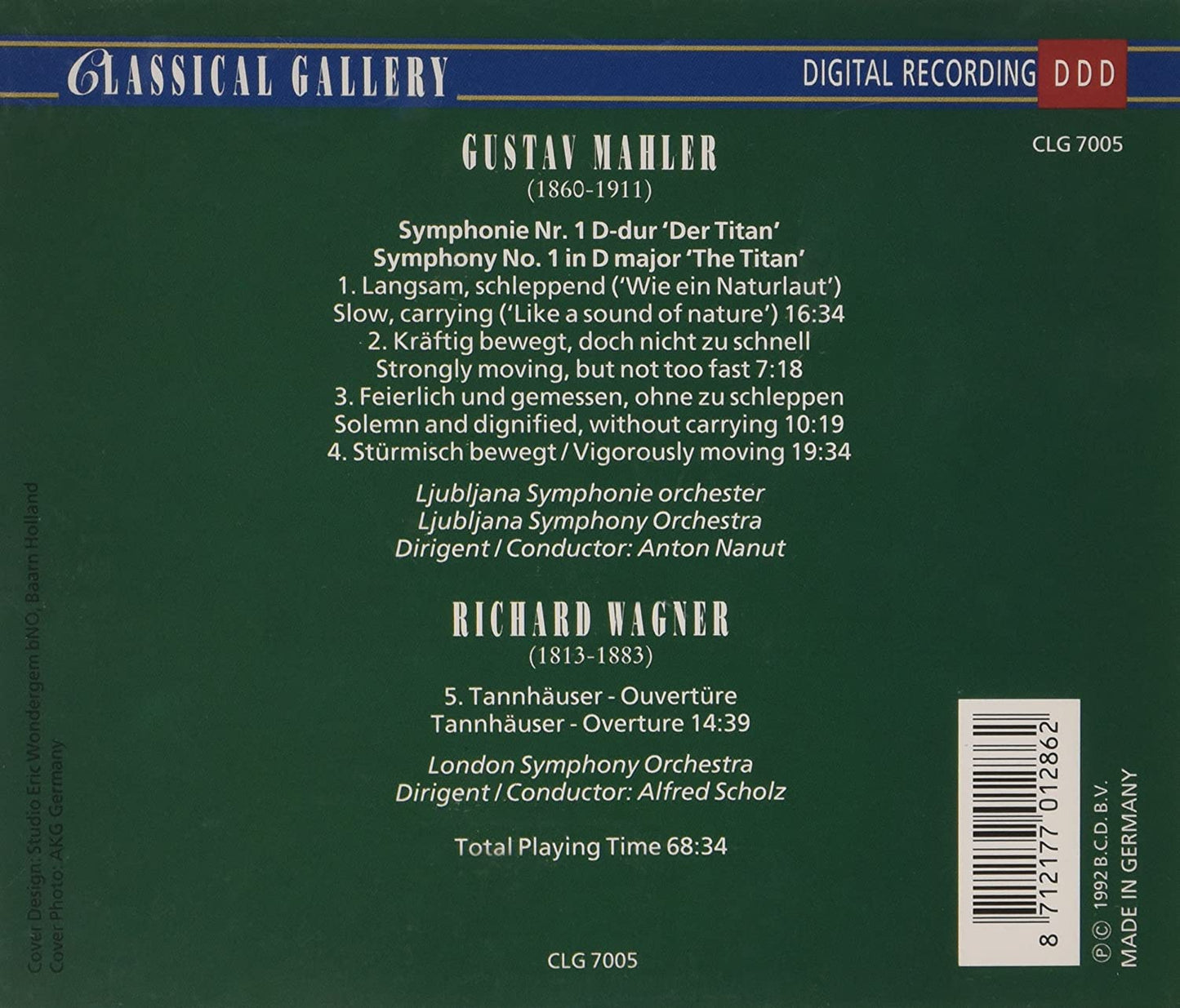 Symph.No.1/Tannhauser Ove