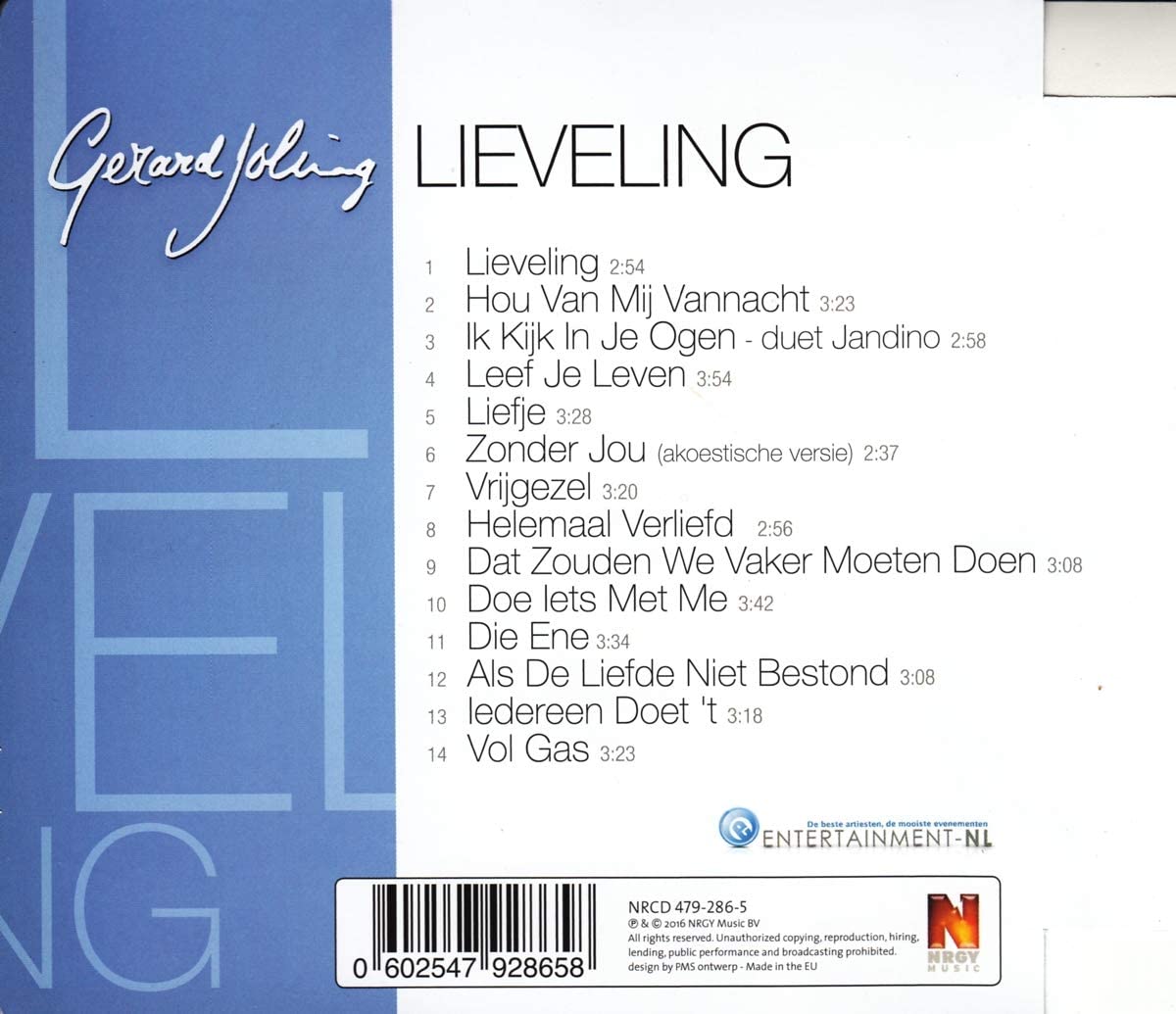 Gerard Joling - Lieveling (Cd)