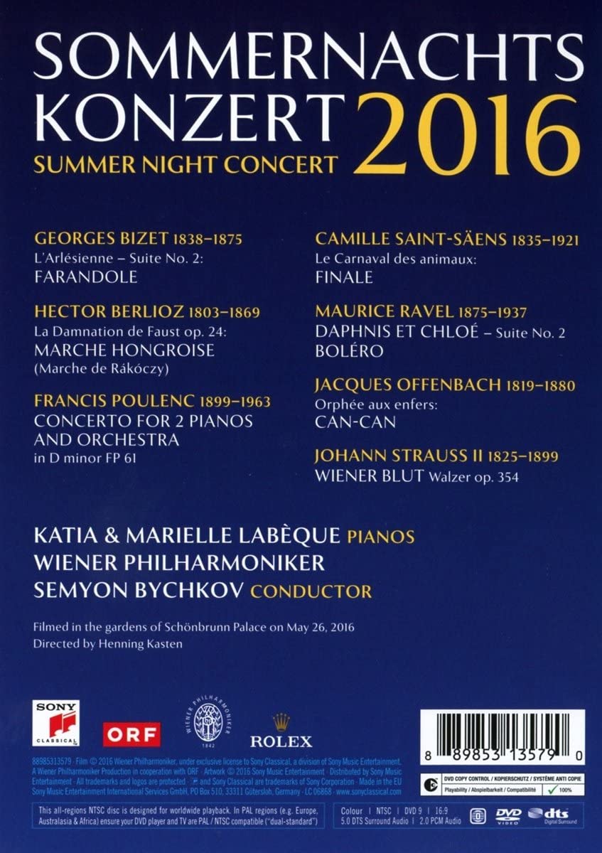 Sommernachtskonzert 2016 / Summer Night Concert 2016