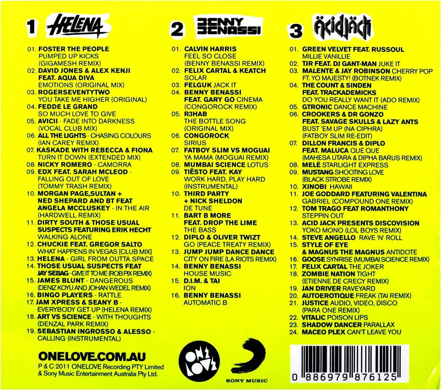 Onelove: Sonic Boom Box Summer 2012