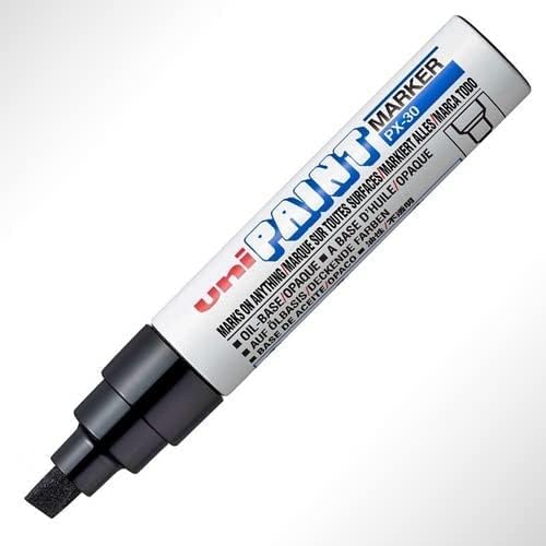 UNI PX - 30 Chisel Tip Black, UUPX30B