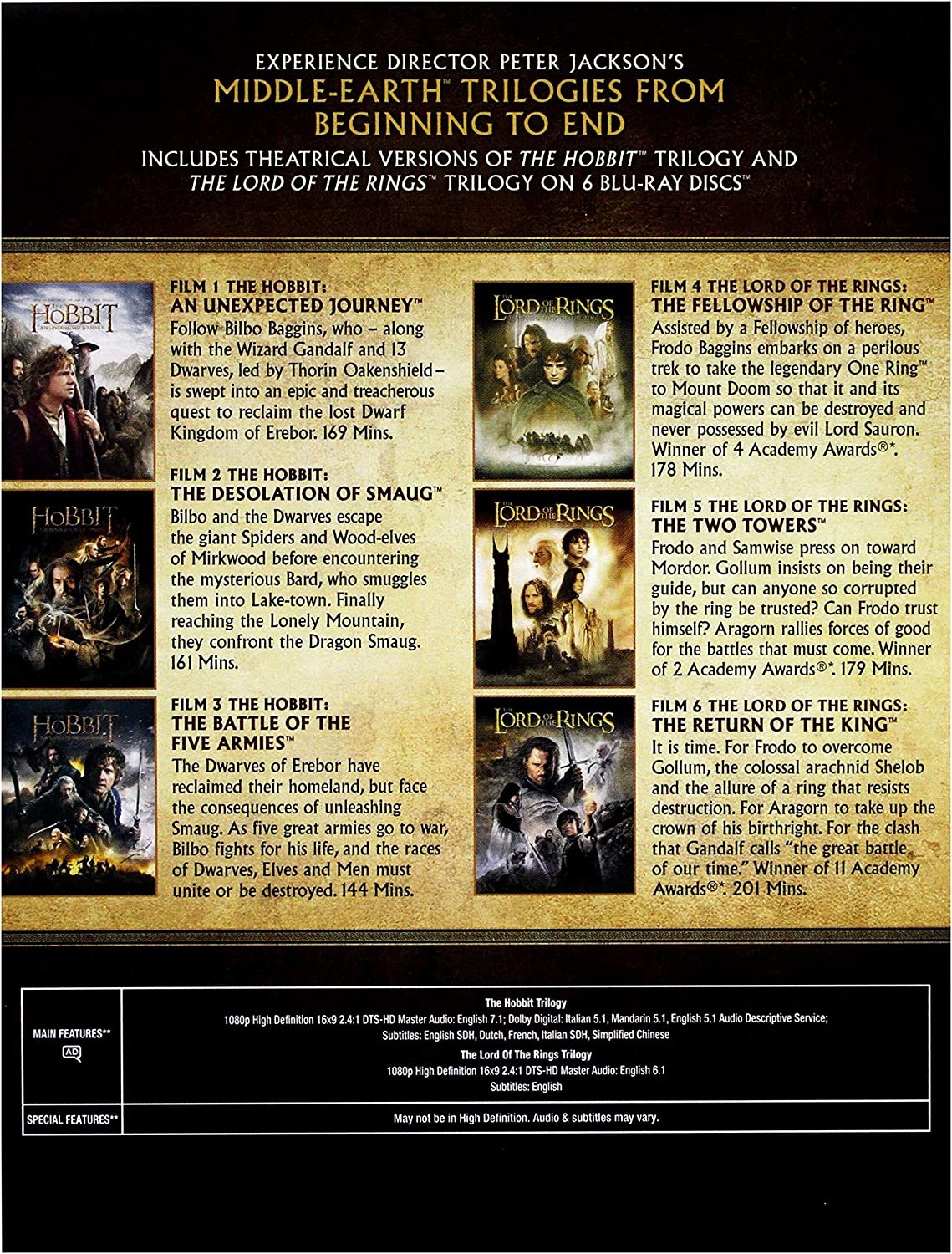 The Middle Earth Collection