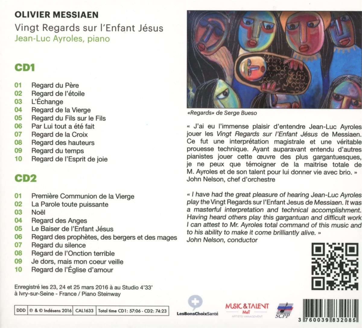 Messiaen Vingt Regards Sur L