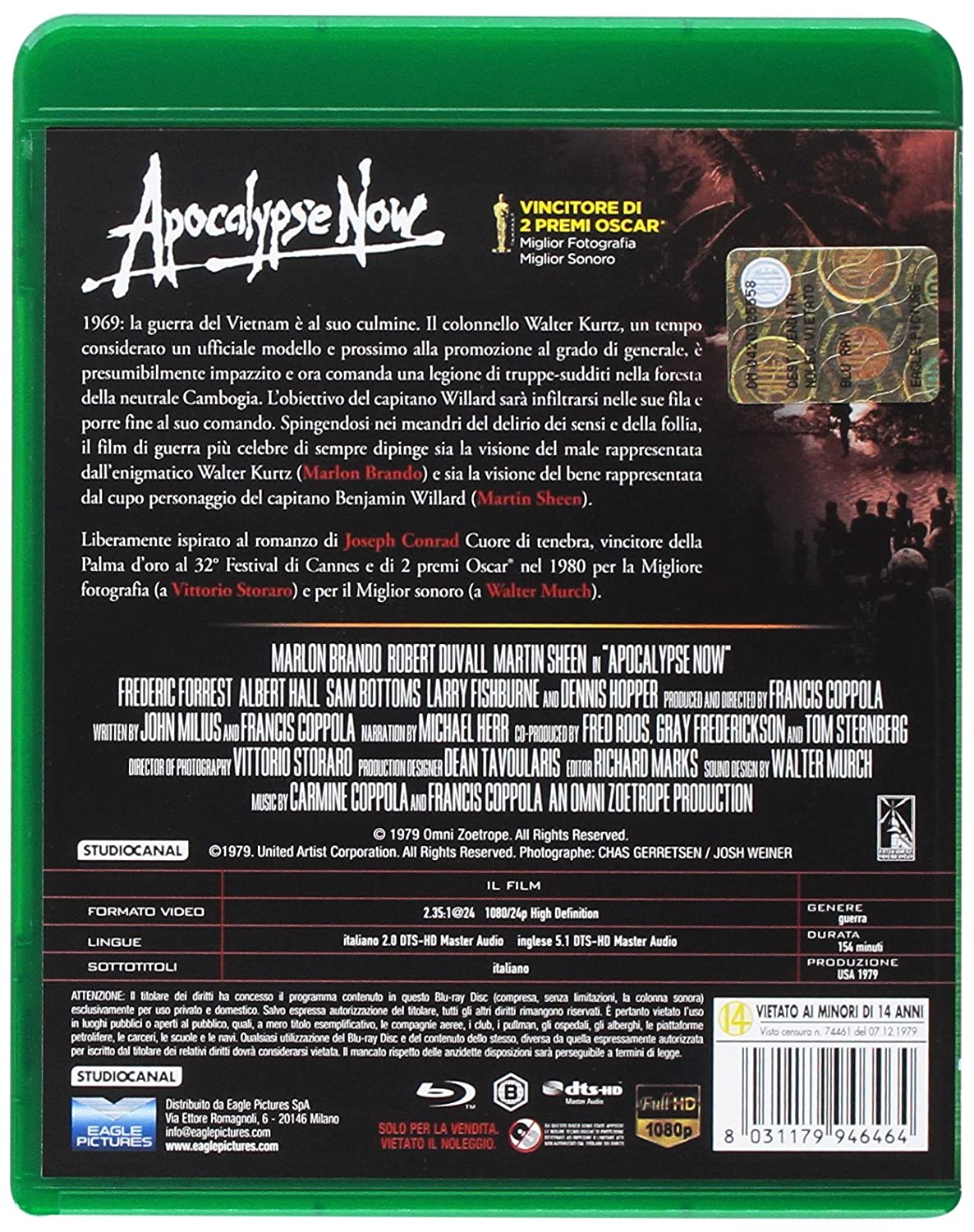 Apocalypse Now "Indimenticabili" Brd